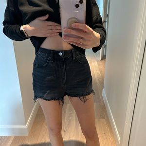 Black mini short